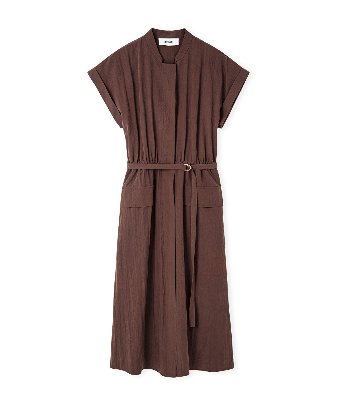 Zoomed Belted Shirt Dress