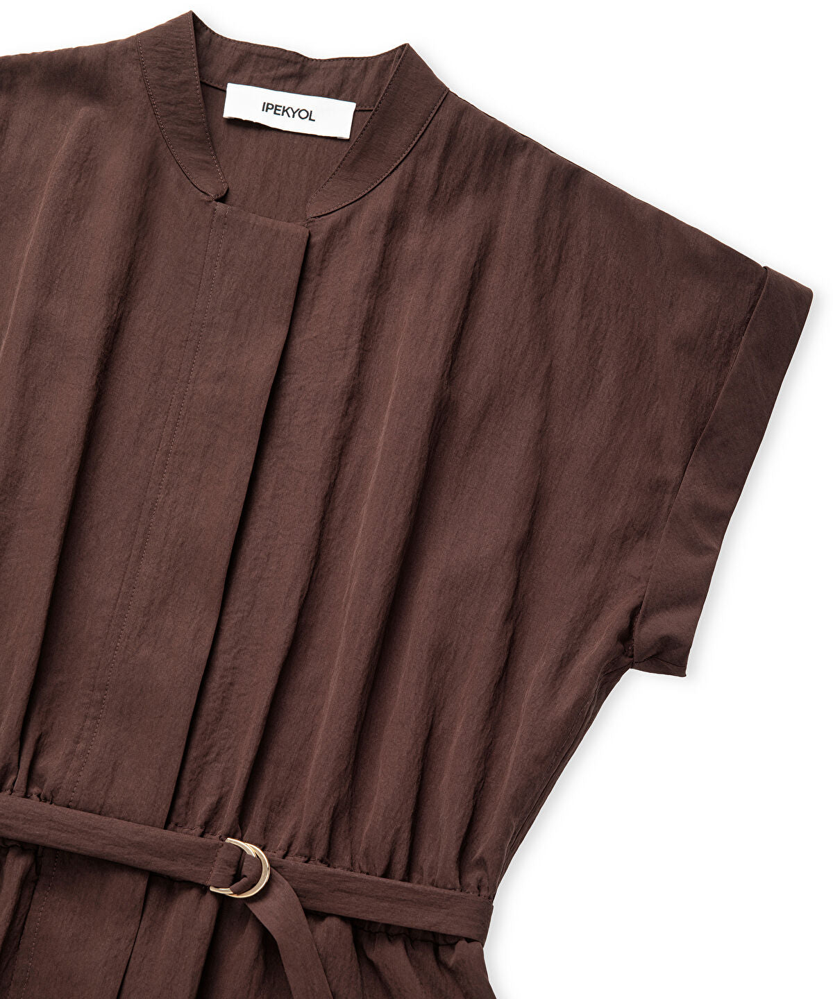 Zoomed Belted Shirt Dress