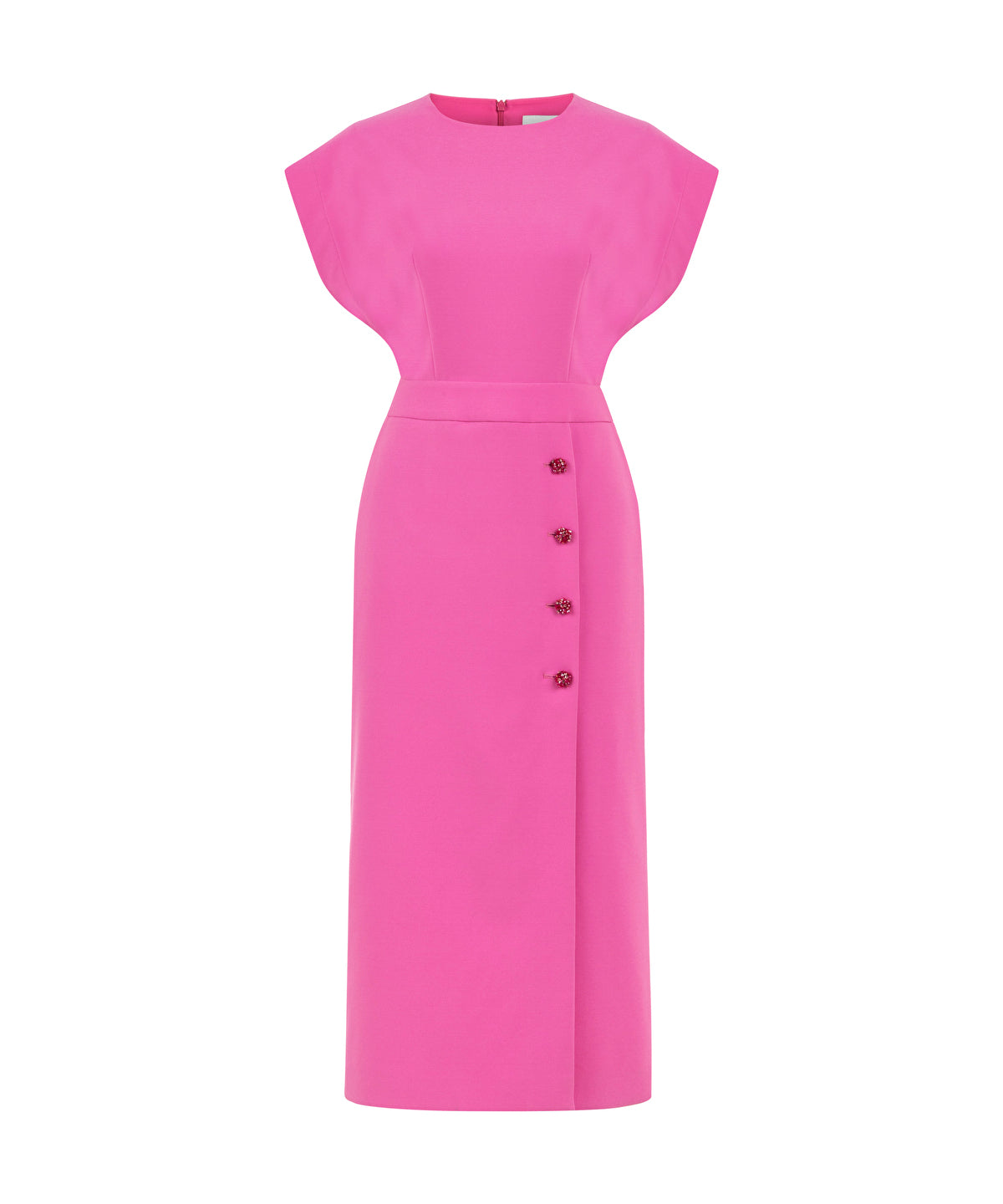 Crystal Button Dress