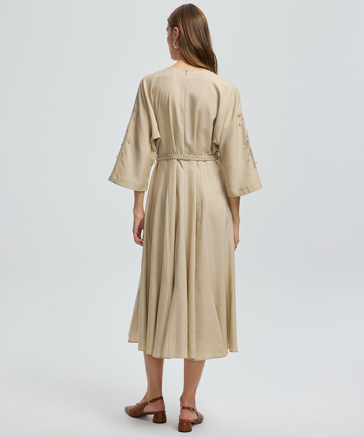 Zoomed Embroidered Dress