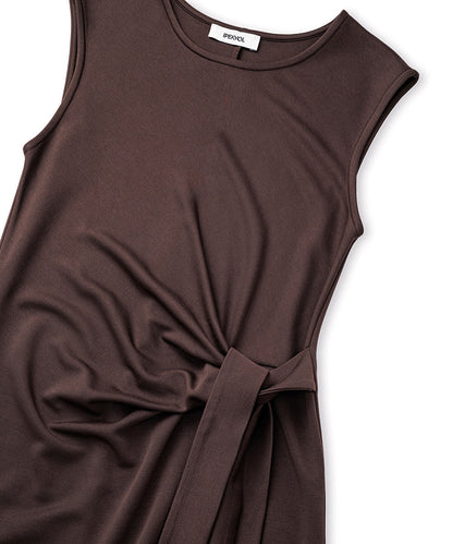 Tie-Waist Midi Dress