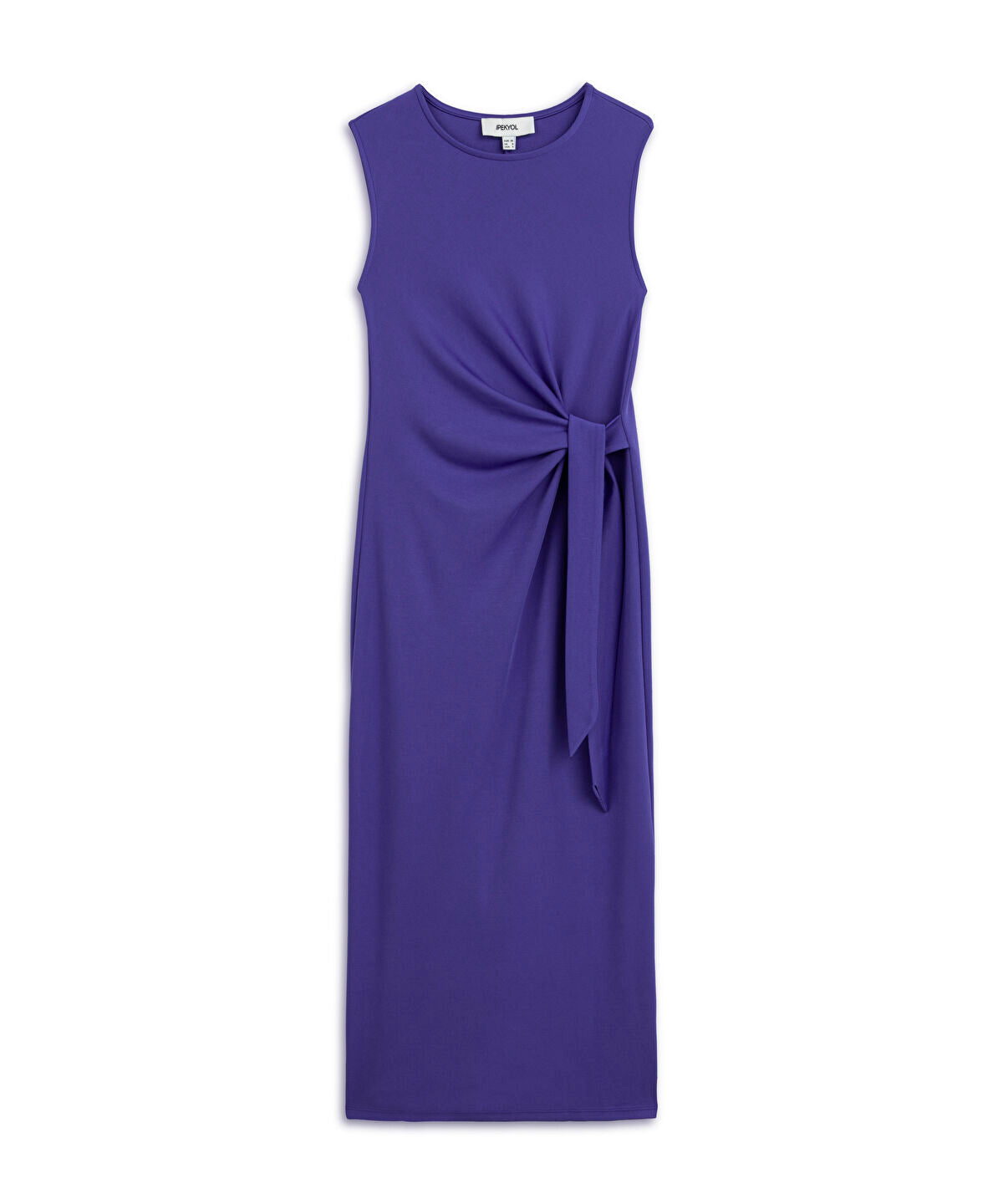 Zoomed Tie-Waist Midi Dress