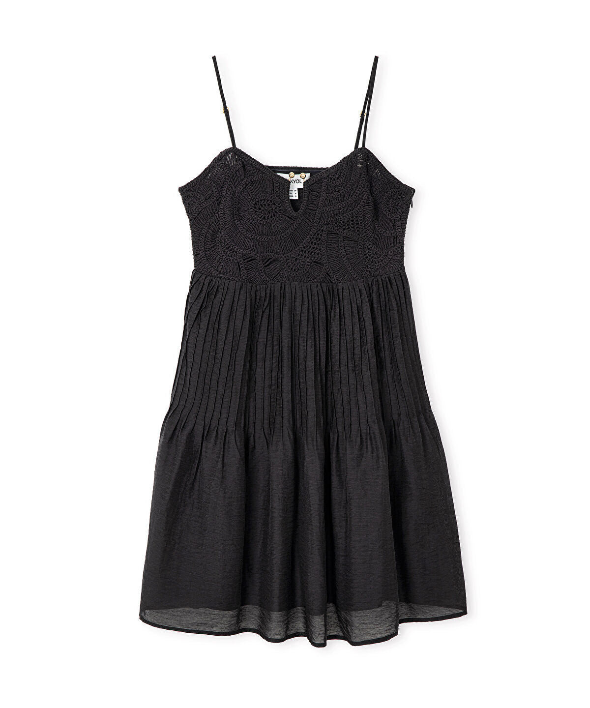 Crochet-Panel Dress