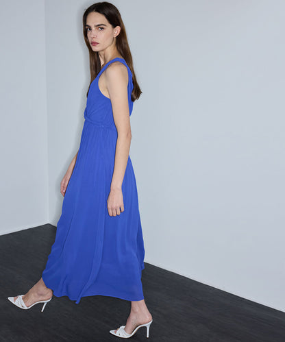 Asymmetric Viscose Dress