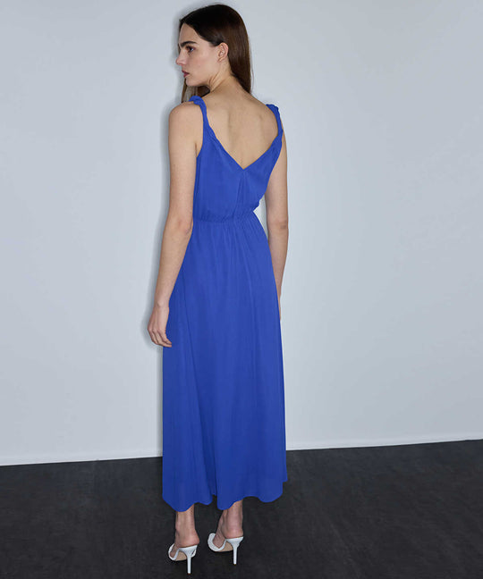 Asymmetric Viscose Dress
