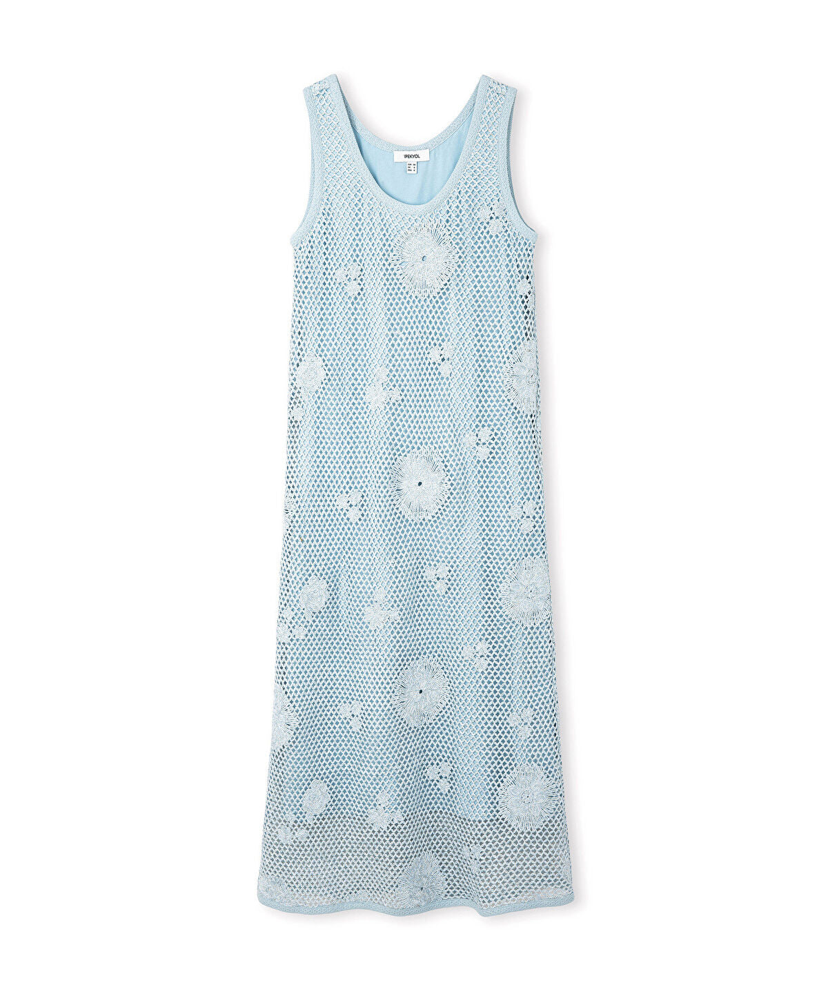 Zoomed Open-Knit Crochet Dress