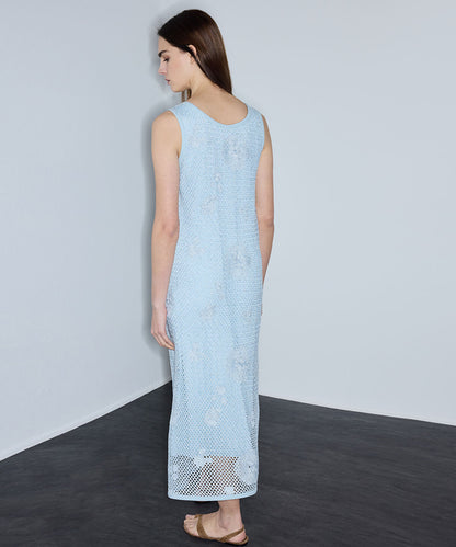 Open-Knit Crochet Dress