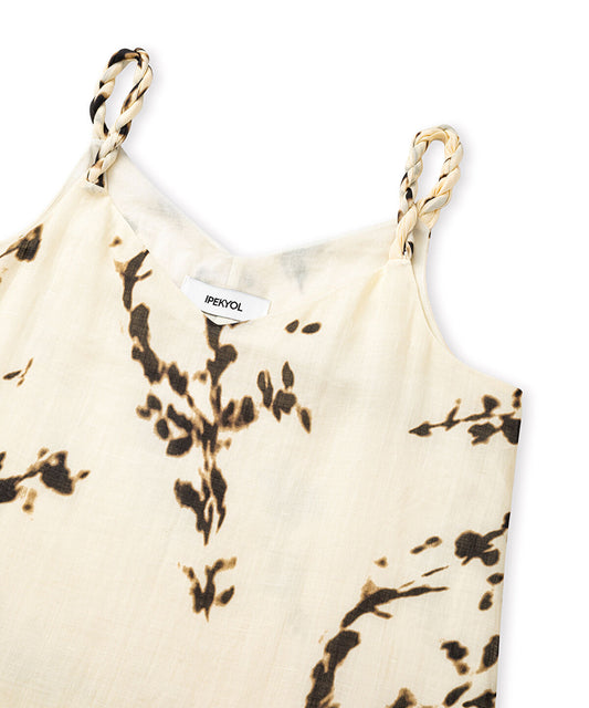 Printed Ramie Dress