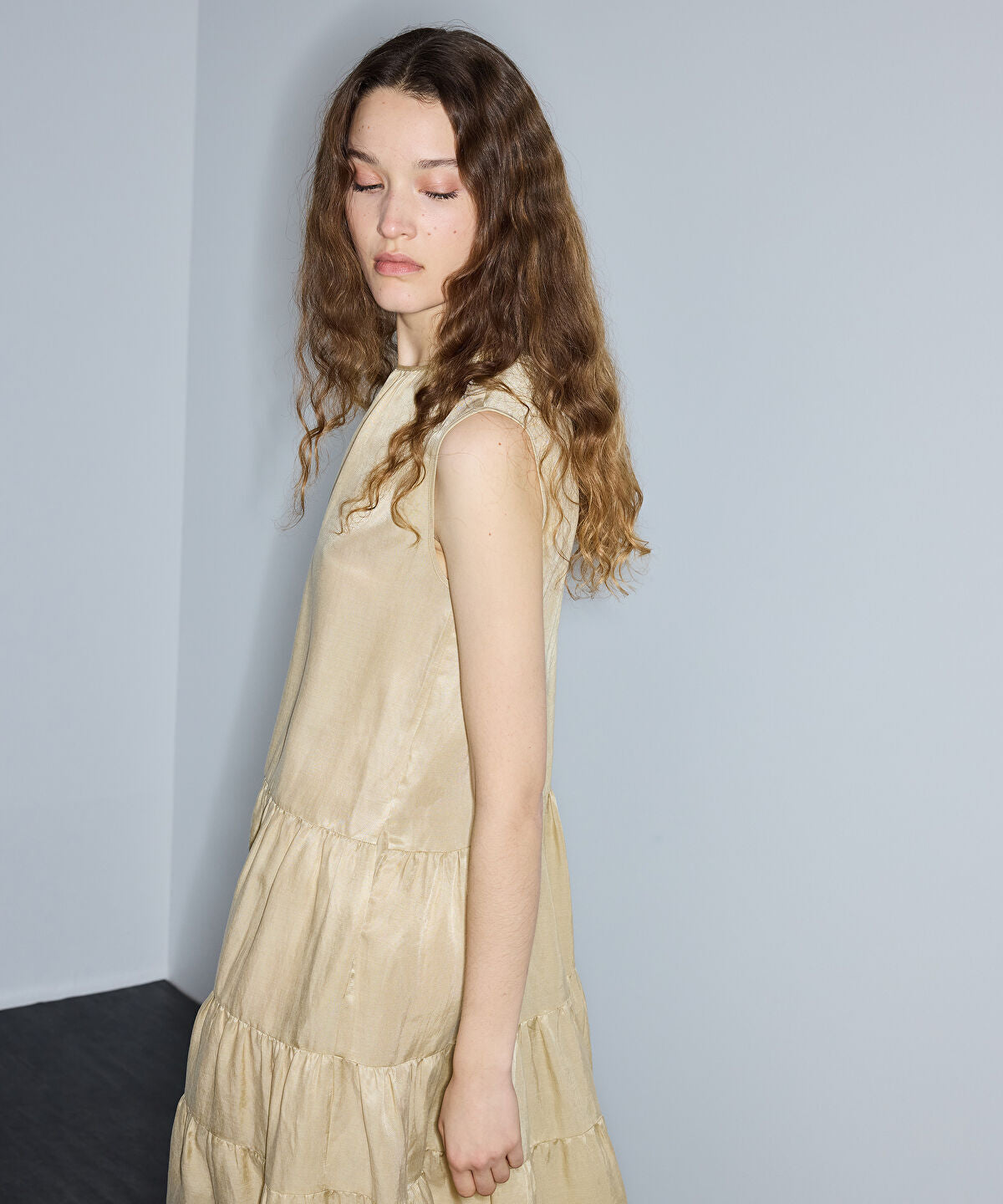 Zoomed Tiered Midi Dress
