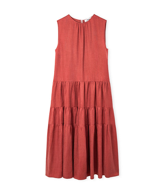 Tiered Midi Dress
