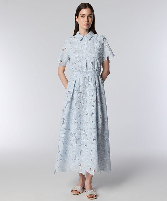 Broderie Anglaise Shirt Dress