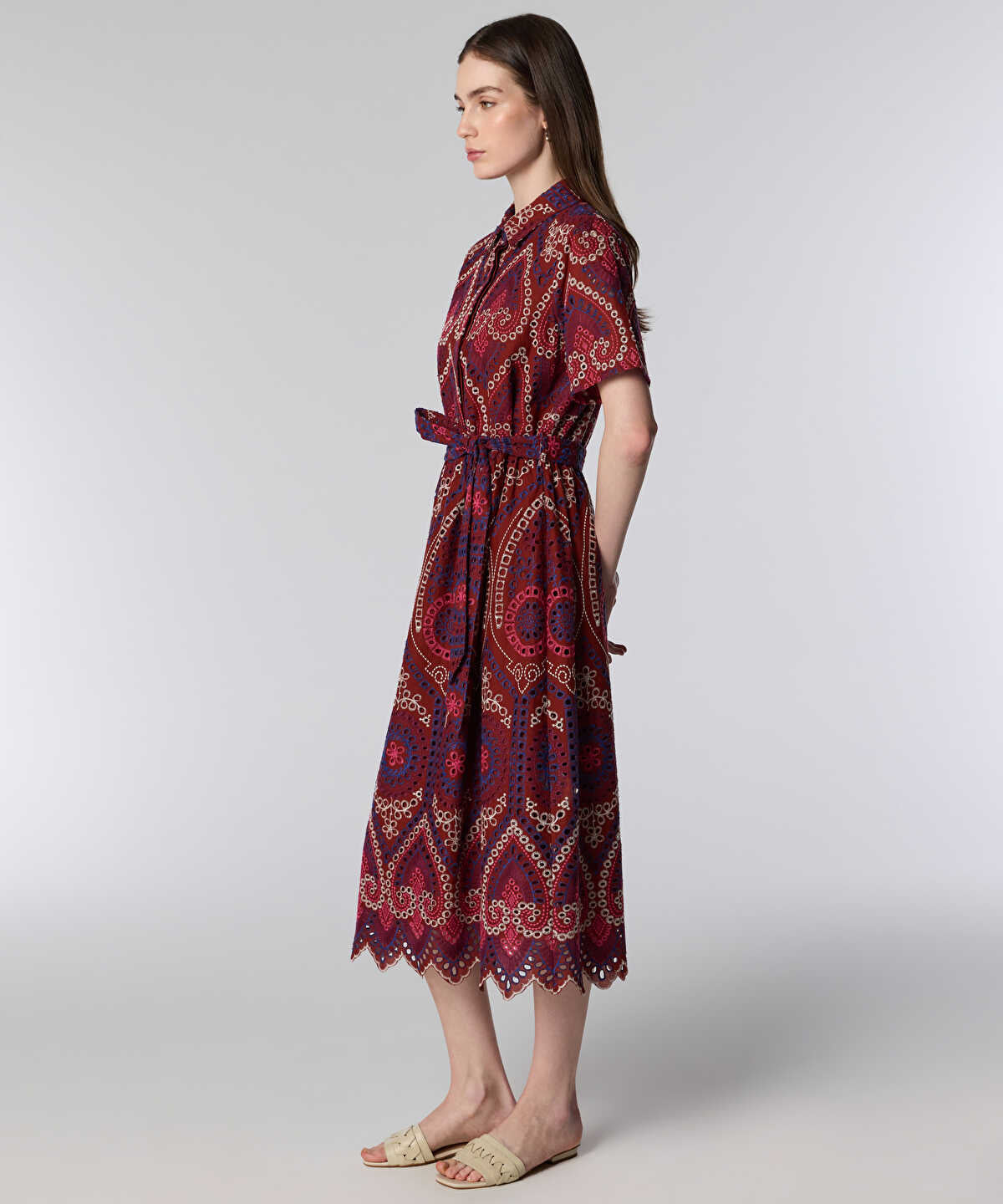 Printed Shirt Dress