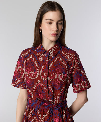 Printed Shirt Dress