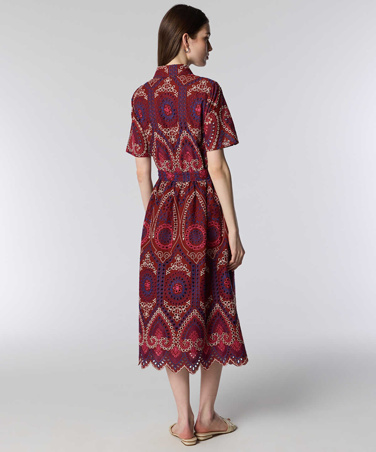 Printed Shirt Dress