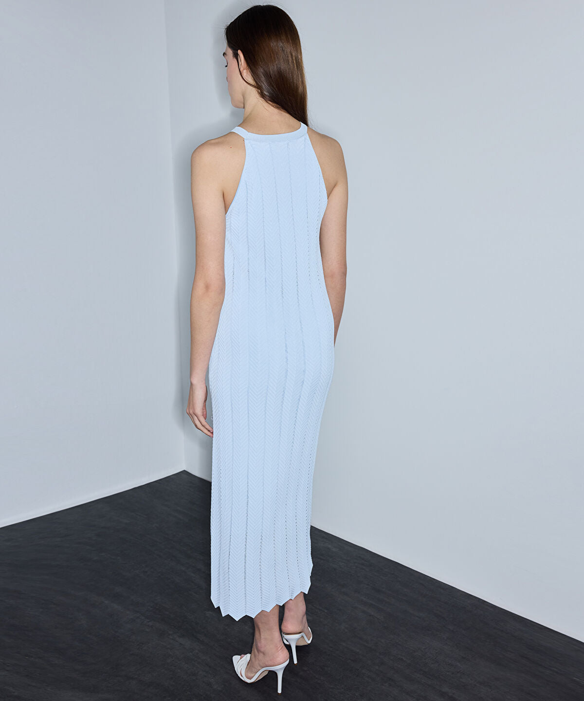 Embellished Halter Dress