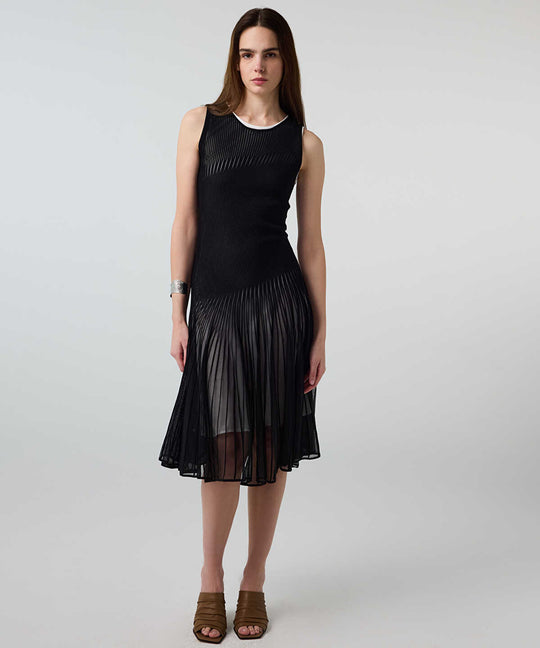 Color-Block Layered Dress