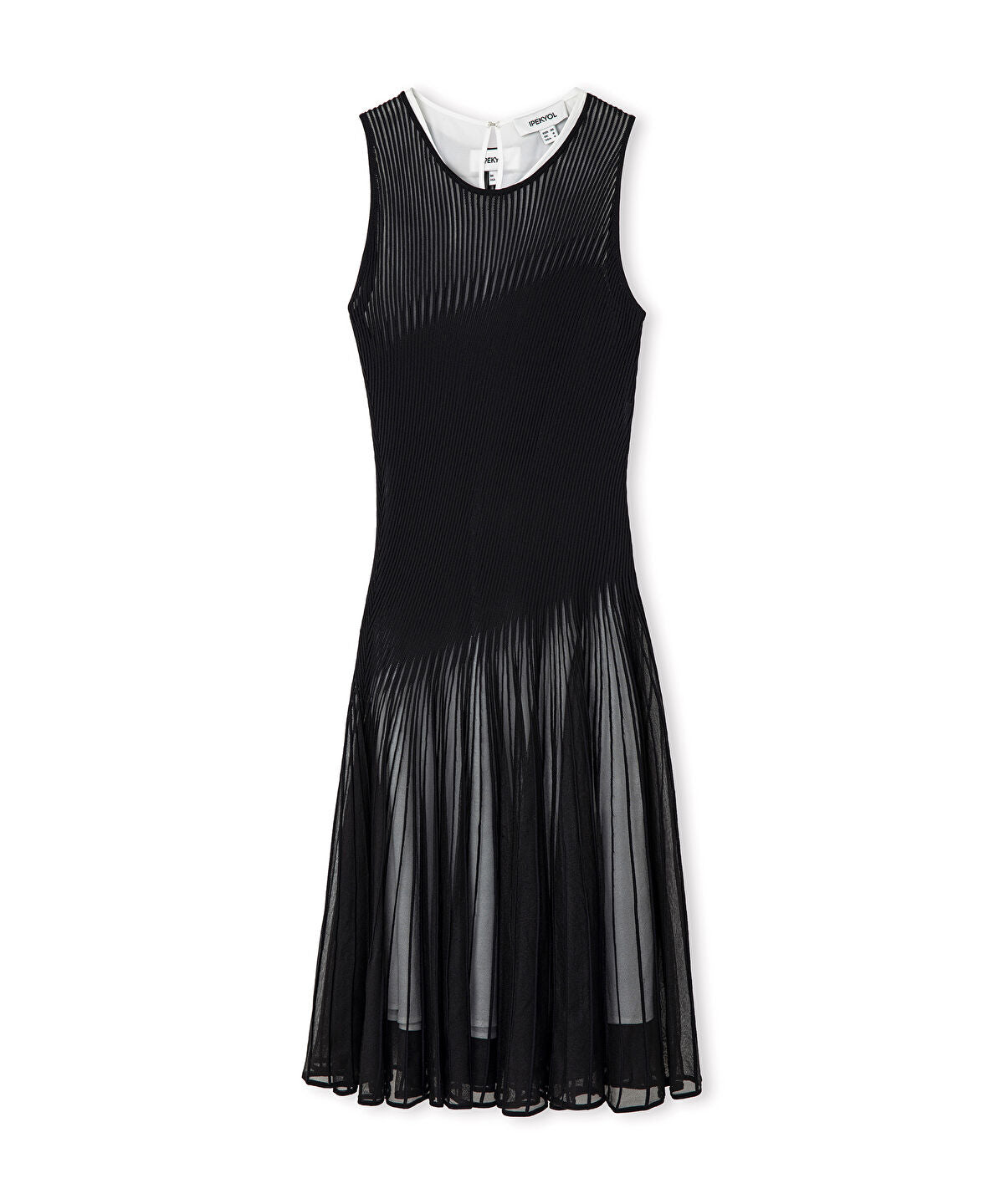 Zoomed Color-Block Layered Dress