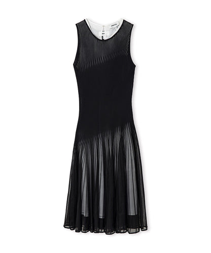 Color-Block Layered Dress
