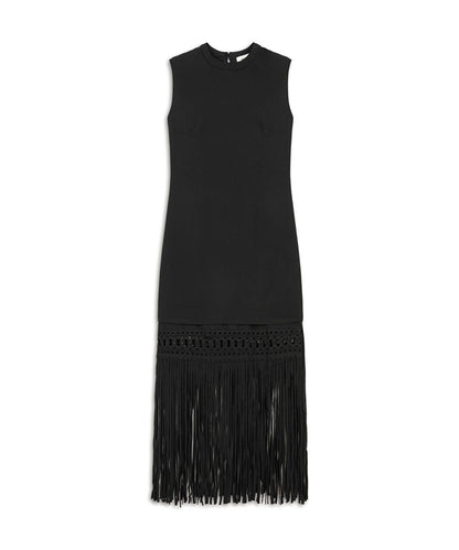 Fringed Hem Dress