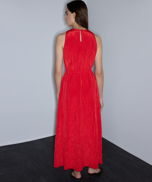 Crinkled-Texture Dress