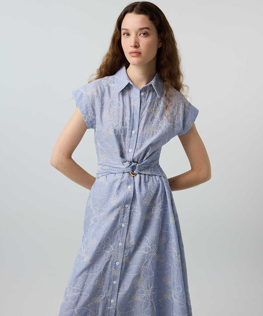 Floral Poplin Dress
