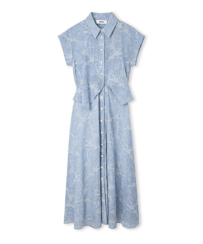Floral Poplin Dress