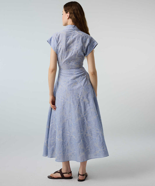 Floral Poplin Dress