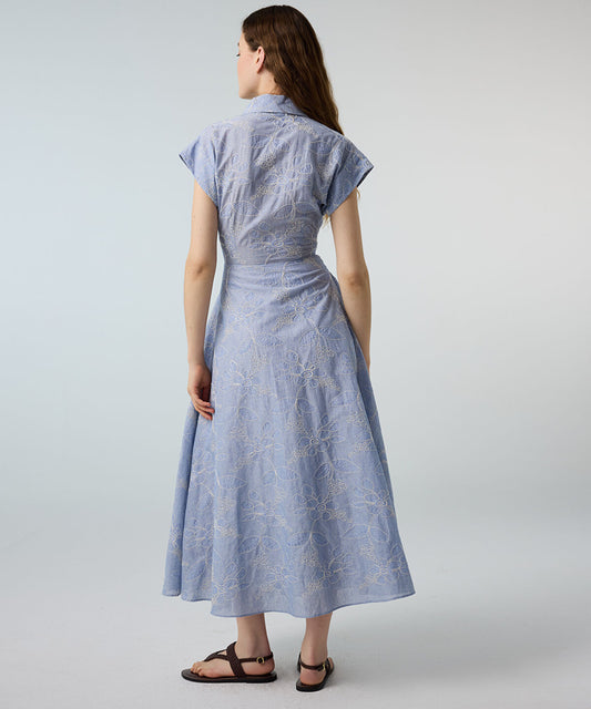 Floral Poplin Dress