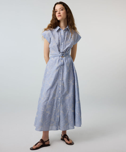 Floral Poplin Dress