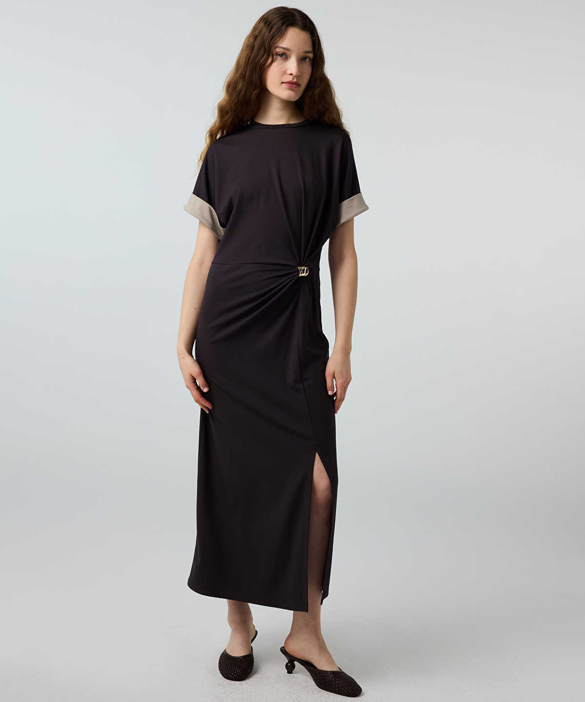 Color-Block Jersey Dress