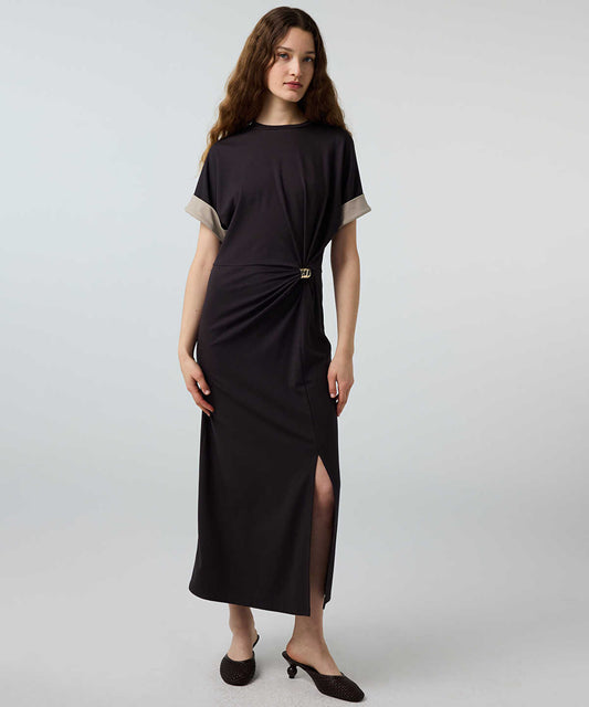 Color-Block Jersey Dress