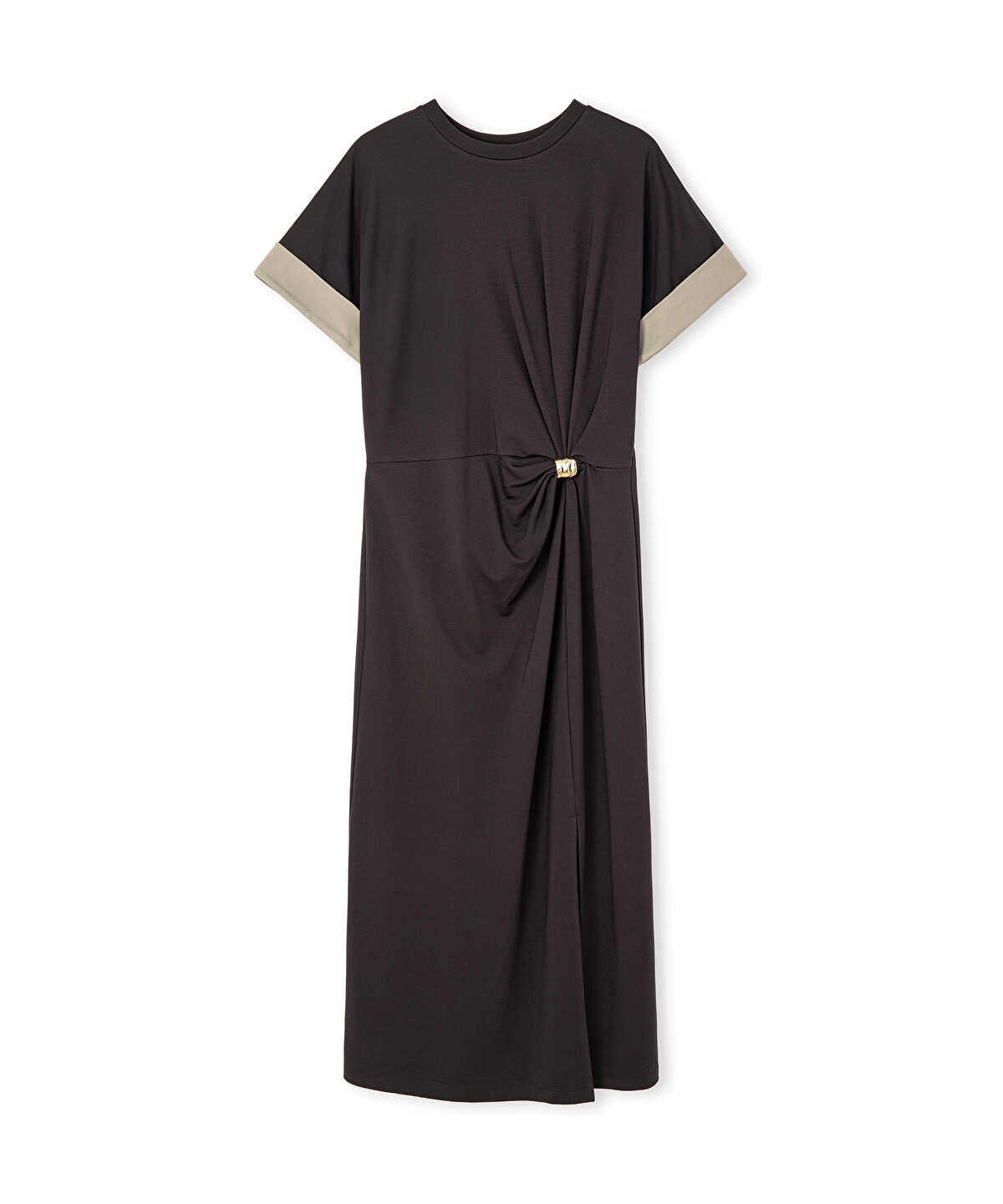 Color-Block Jersey Dress