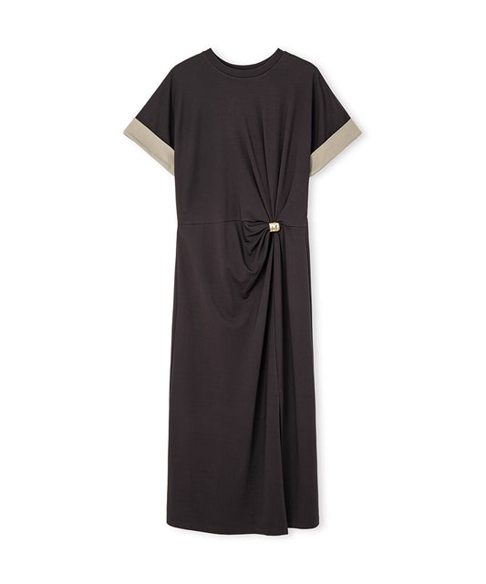Color-Block Jersey Dress