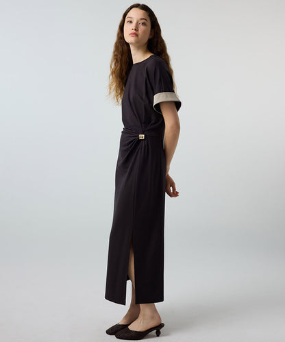 Color-Block Jersey Dress