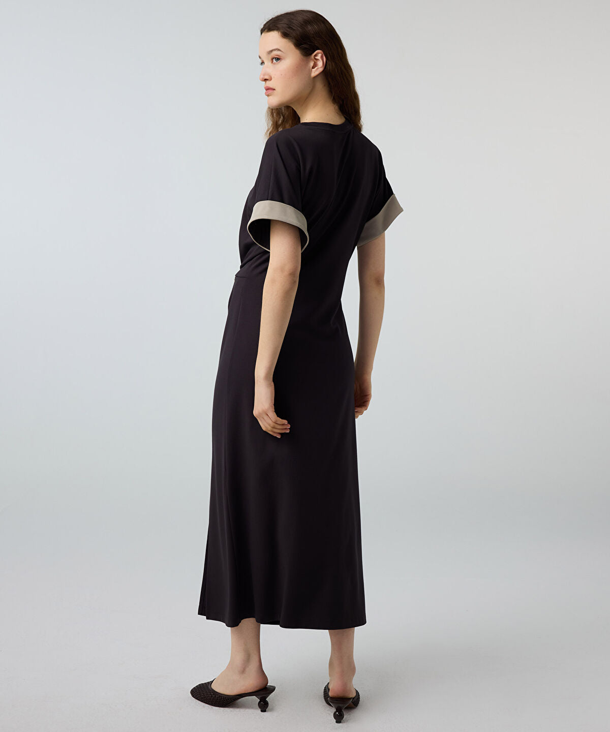 Color-Block Jersey Dress