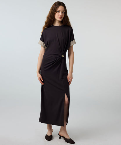 Color-Block Jersey Dress