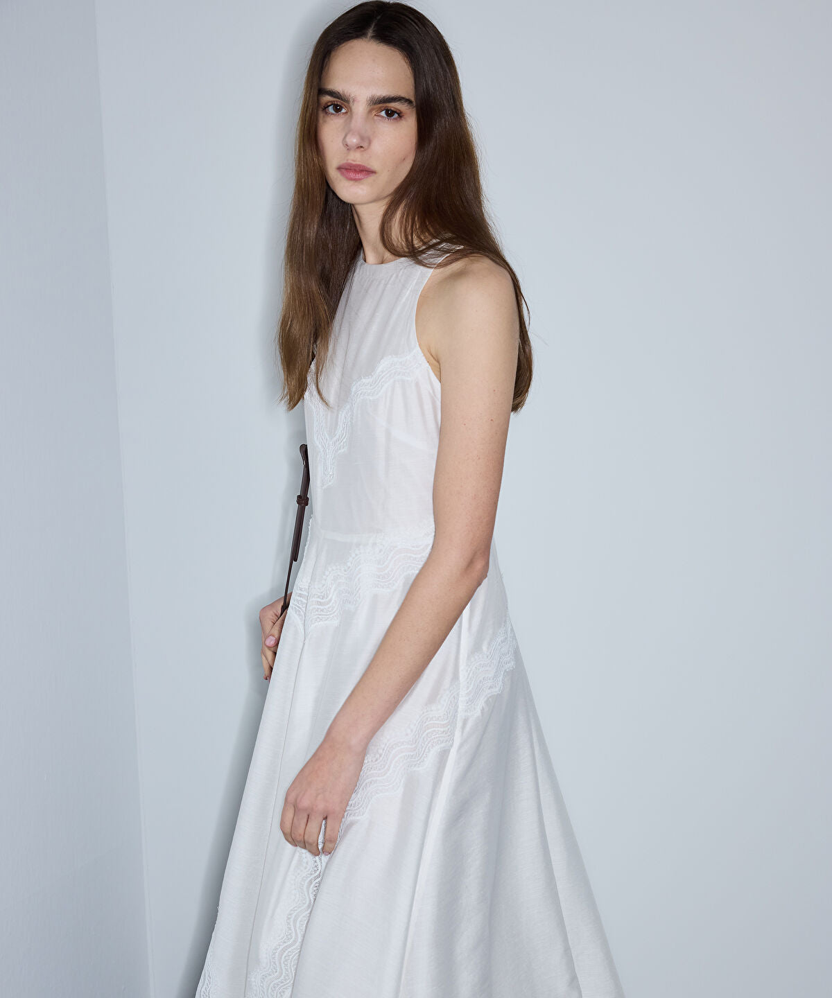 Lace-Trimmed Dress
