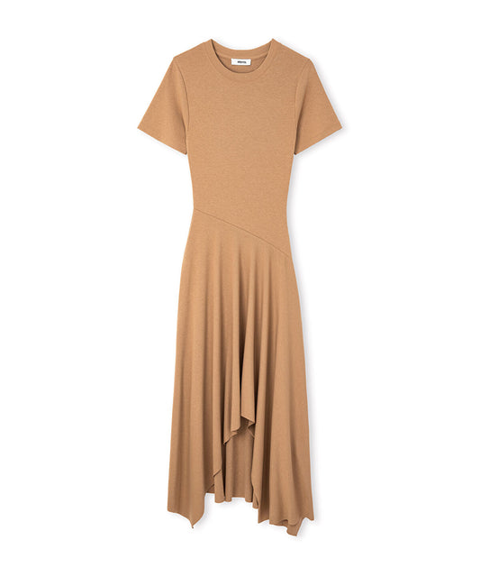 Asymmetric Jersey Dress