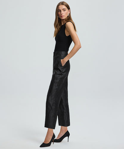 Jacquard Cigarette Trousers