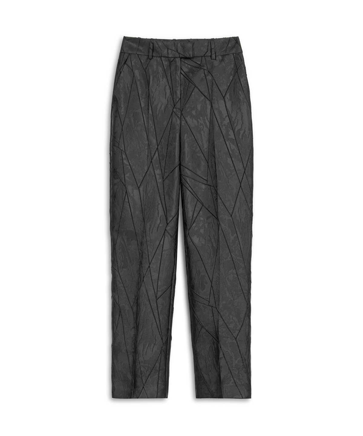 Jacquard Cigarette Trousers
