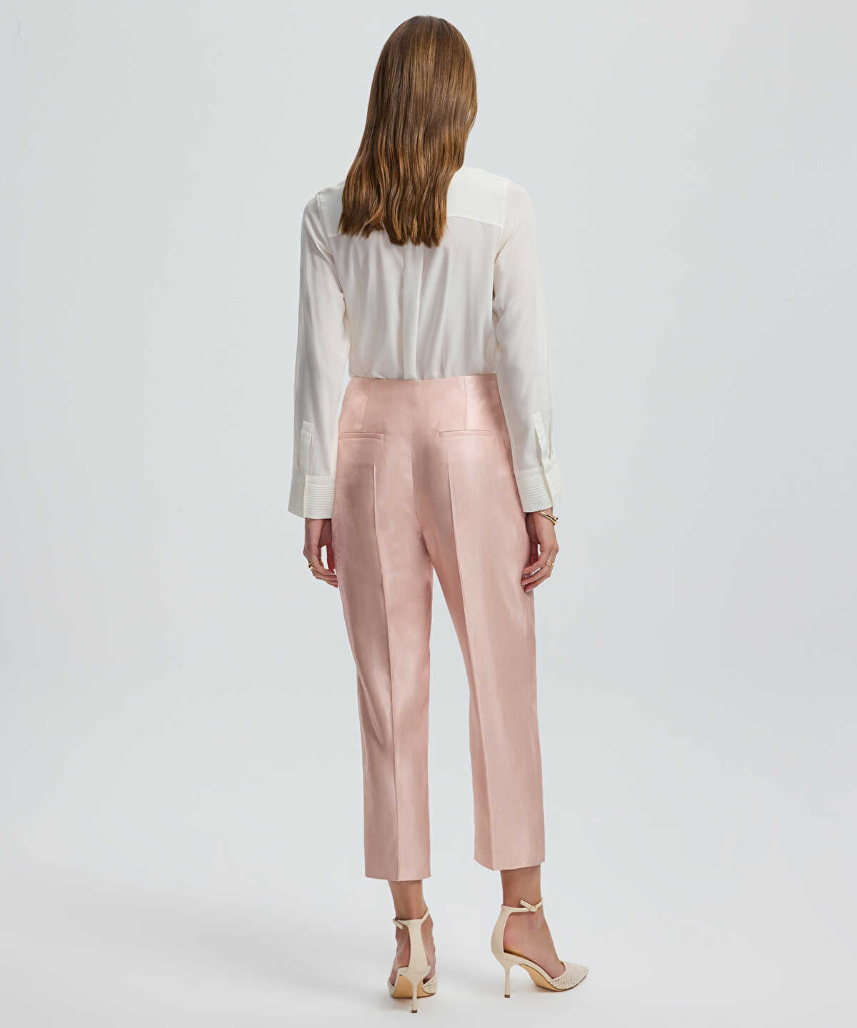 Pressed Crease Cigarette Trousers