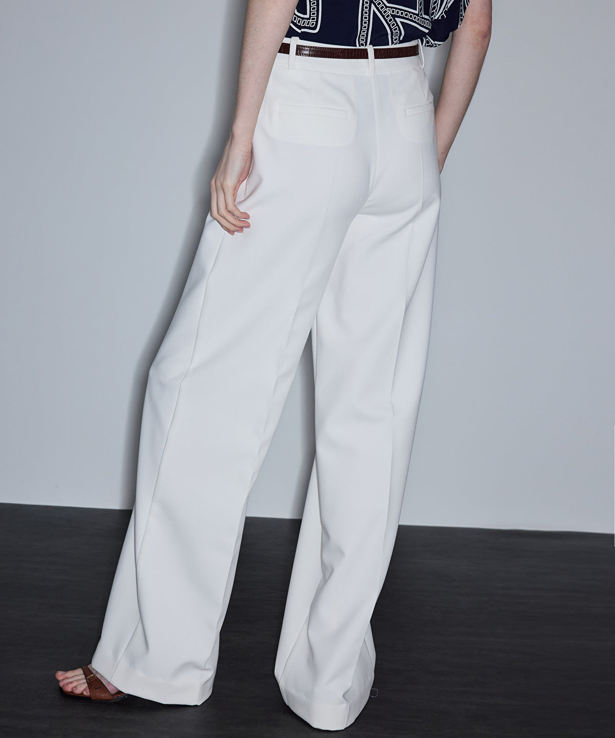 Zoomed Wide-Leg Trousers