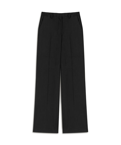 Striped Wide-Leg Trousers