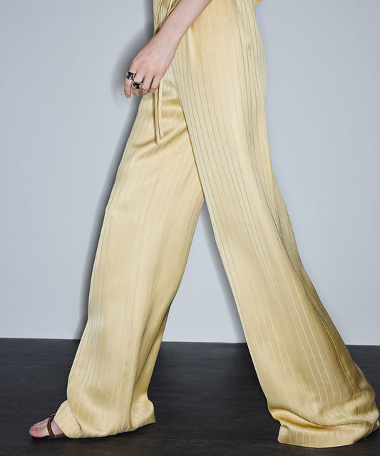 Striped Jacquard Trousers