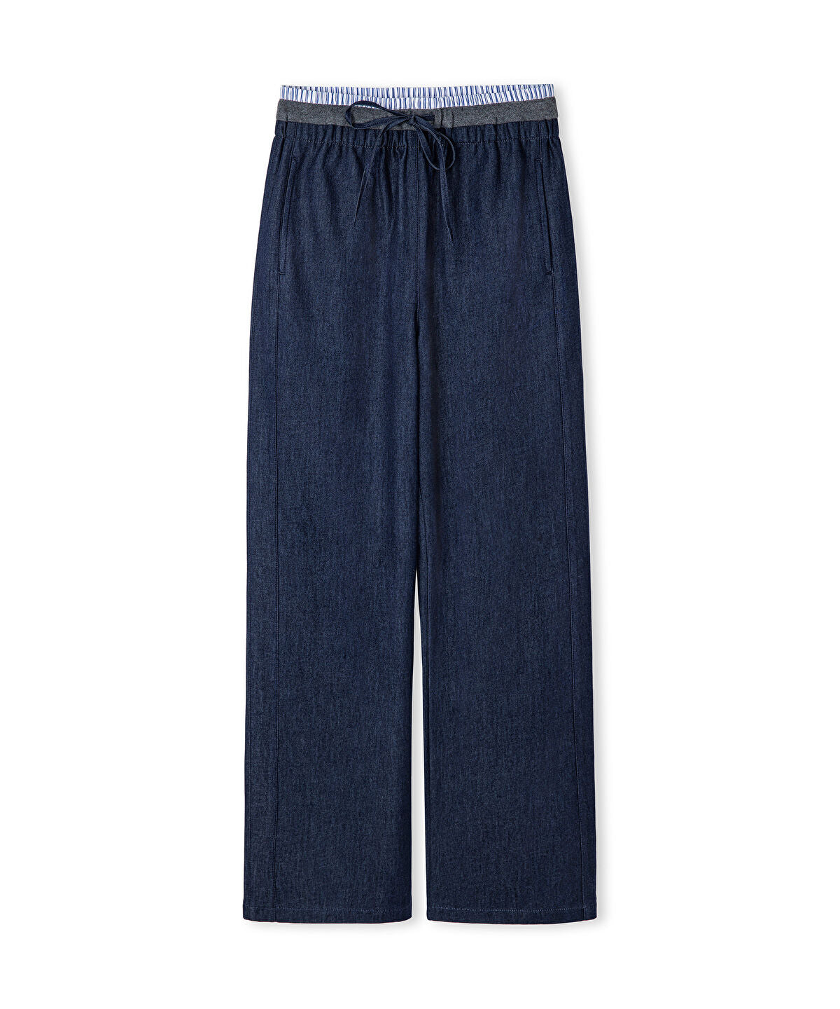 Triple Layer Contrast Waist Trousers