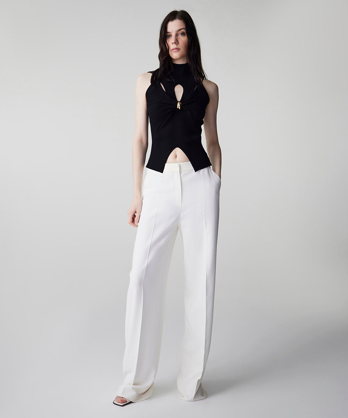 Zoomed Wide-Leg Trousers