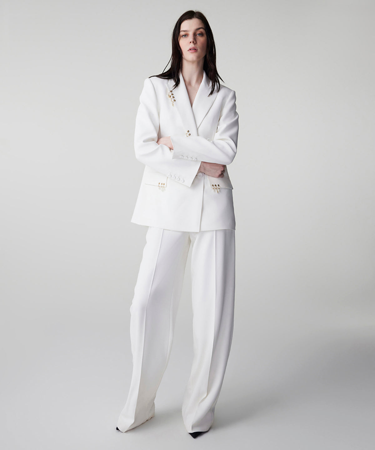 Zoomed Wide-Leg Trousers