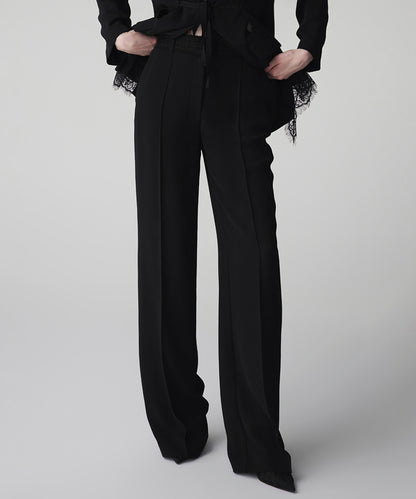 Lace Applique Trousers