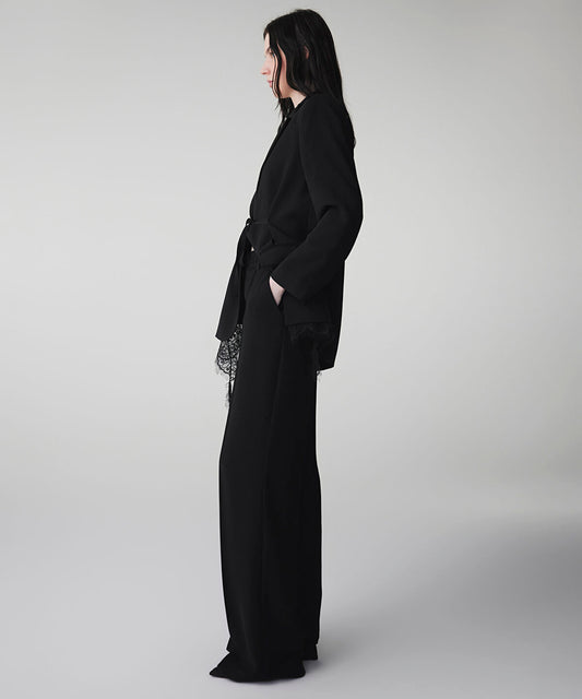 Lace Applique Trousers