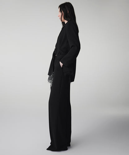 Lace Applique Trousers